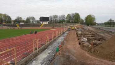 Vermessungs-Projekt: Nordtribüne Heinz Steyer Stadion