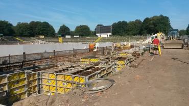 Vermessungs-Projekt: Nordtribüne Heinz Steyer Stadion