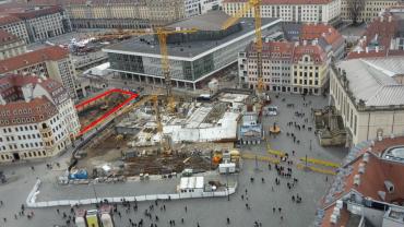 Vermessungs-Projekt: Wohn- und Geschäftshaus am Neumarkt - Galeriestraße