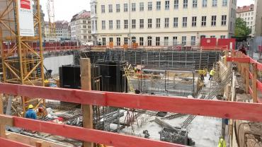 Vermessungs-Projekt: Wohn- und Geschäftshaus am Neumarkt - Galeriestraße