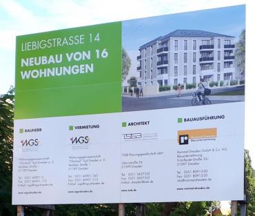 Vermessungs-Projekt: Wohngebäude Liebigstraße