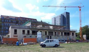 Vermessungs-Projekt: Umbau Gebäude Wasserflugplatz Dresden-Johannstadt